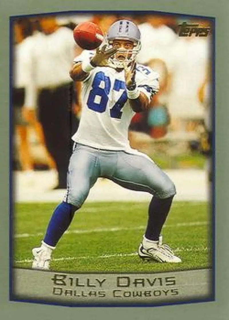 1999 Topps #113 Billy Davis EX Excellent Dallas Cowboys Football Card - Football Card Single