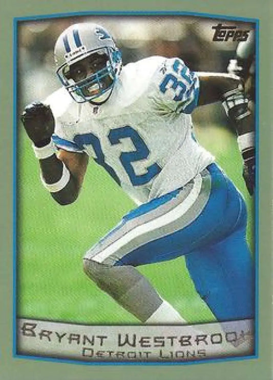 1999 Topps #114 Bryant Westbrook EX Excellent Detroit Lions Football Card