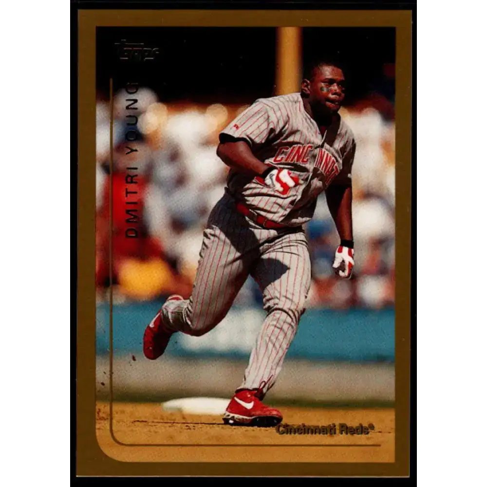 1999 Topps #114 Dmitri Young NM-MT Cincinnati Reds Baseball Card - Baseball Card Single