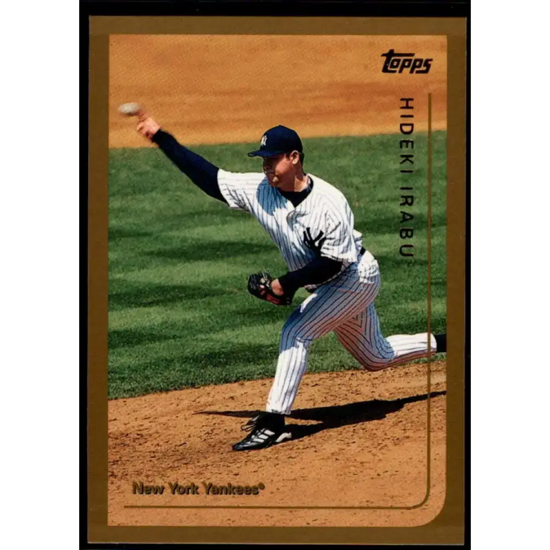 1999 Topps #115 Hideki Irabu NM-MT New York Yankees Baseball Card - Baseball Card Single