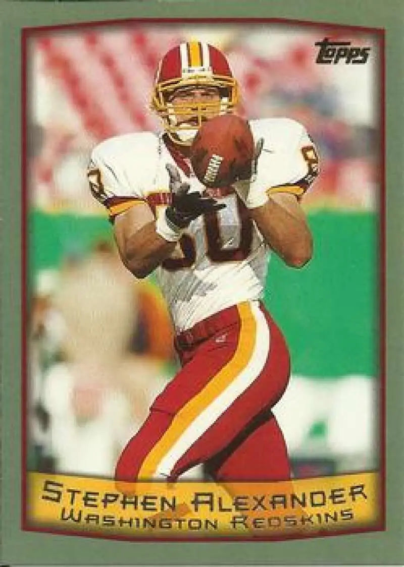 1999 Topps #115 Stephen Alexander EX Excellent Washington Redskins Football Card - Football Card Single