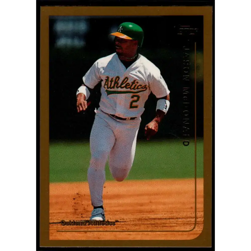 1999 Topps #119 Jason McDonald NM-MT Oakland Athletics Baseball Card - Baseball Card Single