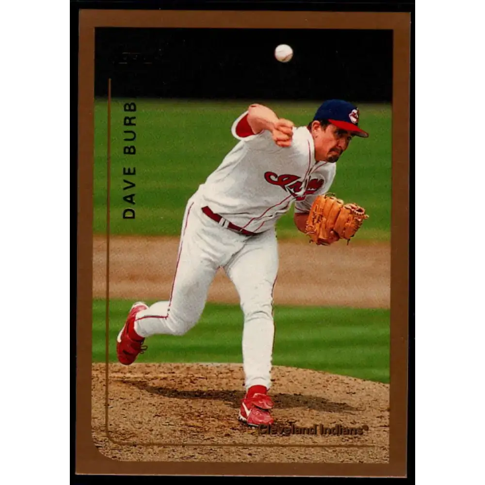 1999 Topps #121 Dave Burba NM-MT Cleveland Indians Baseball Card - Baseball Card Single