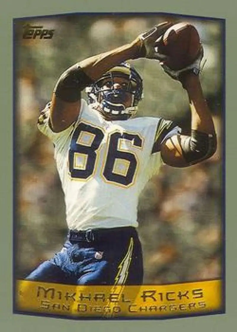 1999 Topps #121 Mikhael Ricks EX Excellent San Diego Chargers Football Card - Football Card Single
