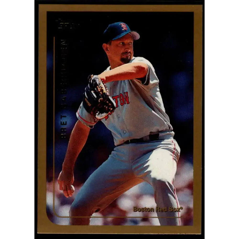 1999 Topps #122 Bret Saberhagen NM-MT Boston Red Sox Baseball Card - Baseball Card Single