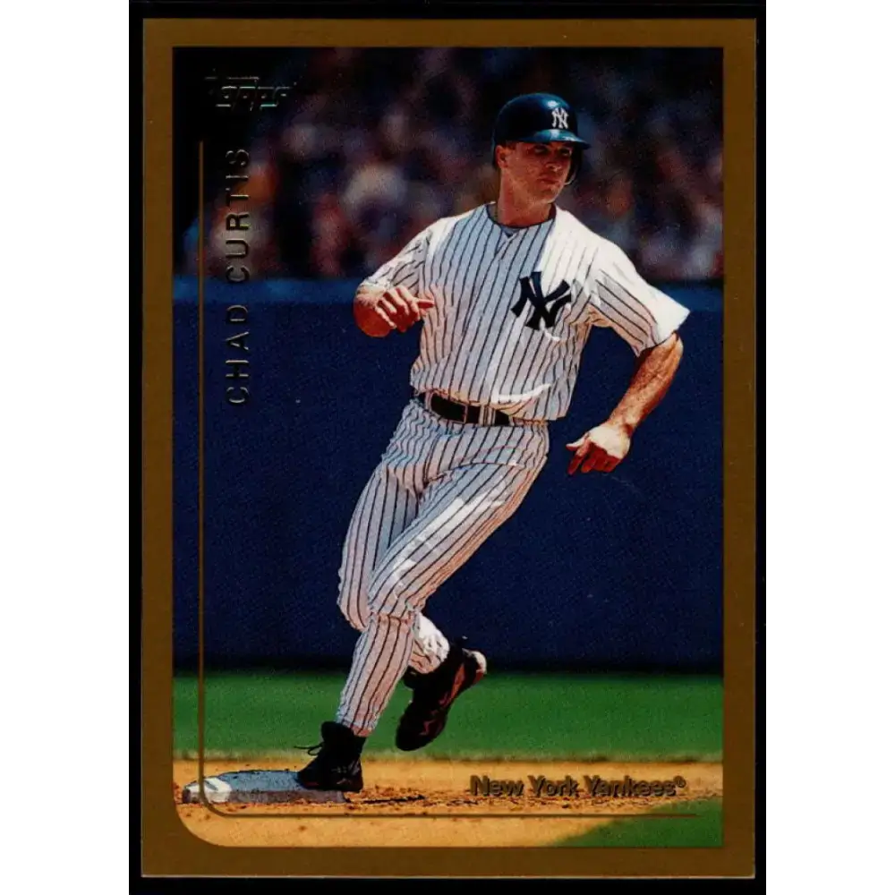 1999 Topps #124 Chad Curtis NM-MT New York Yankees Baseball Card - Baseball Card Single