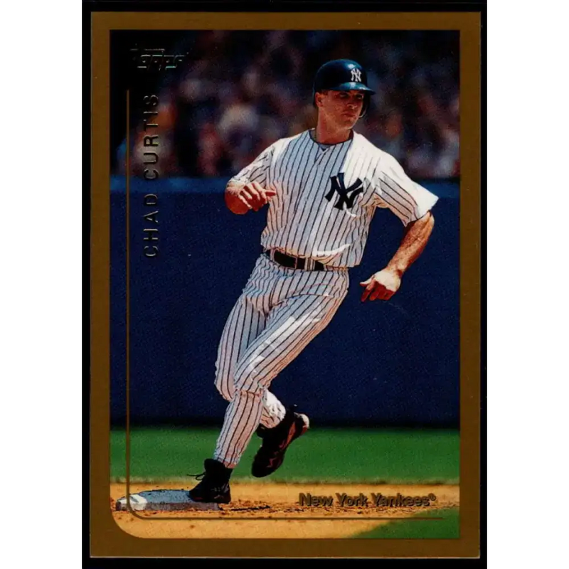 1999 Topps #124 Chad Curtis NM-MT New York Yankees Baseball Card - Baseball Card Single