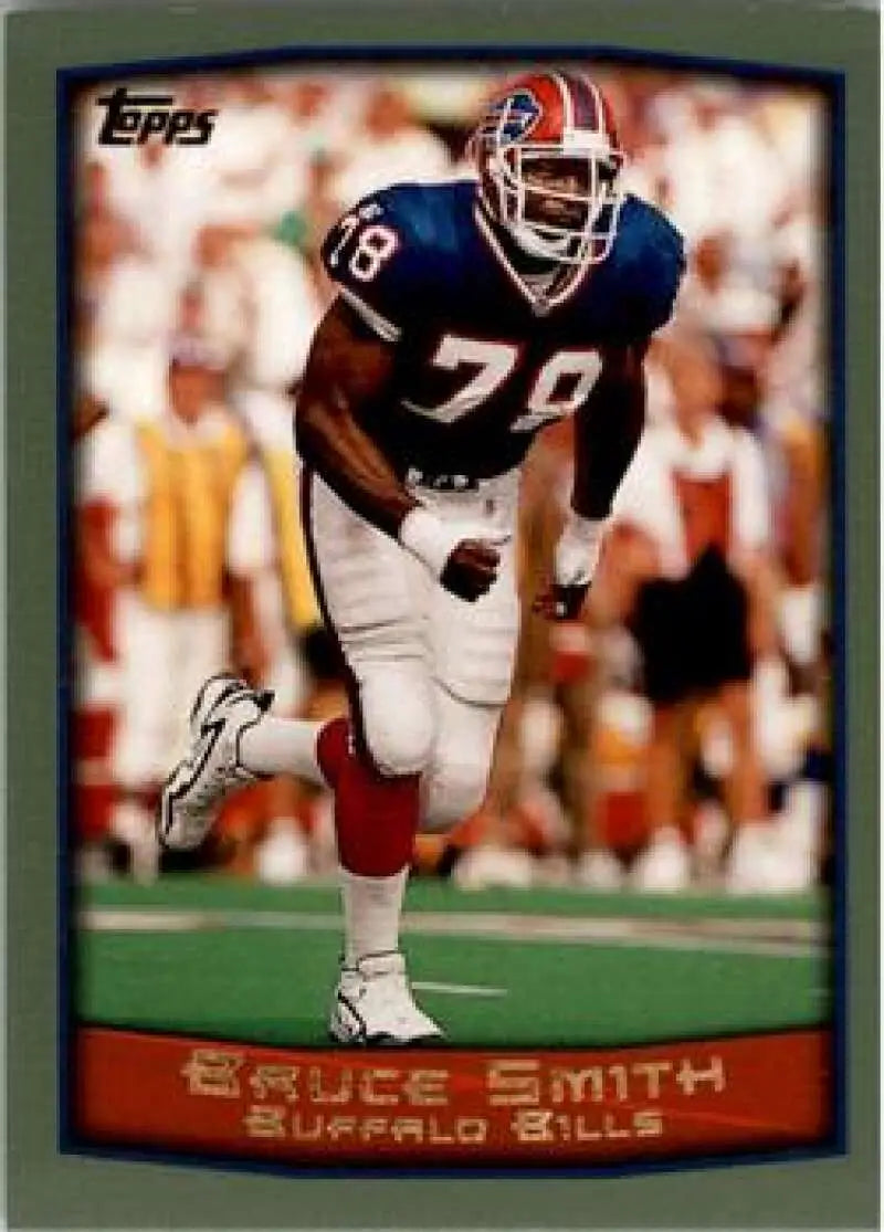 1999 Topps #127 Bruce Smith EX Excellent Buffalo Bills Football Card - Football Card Single