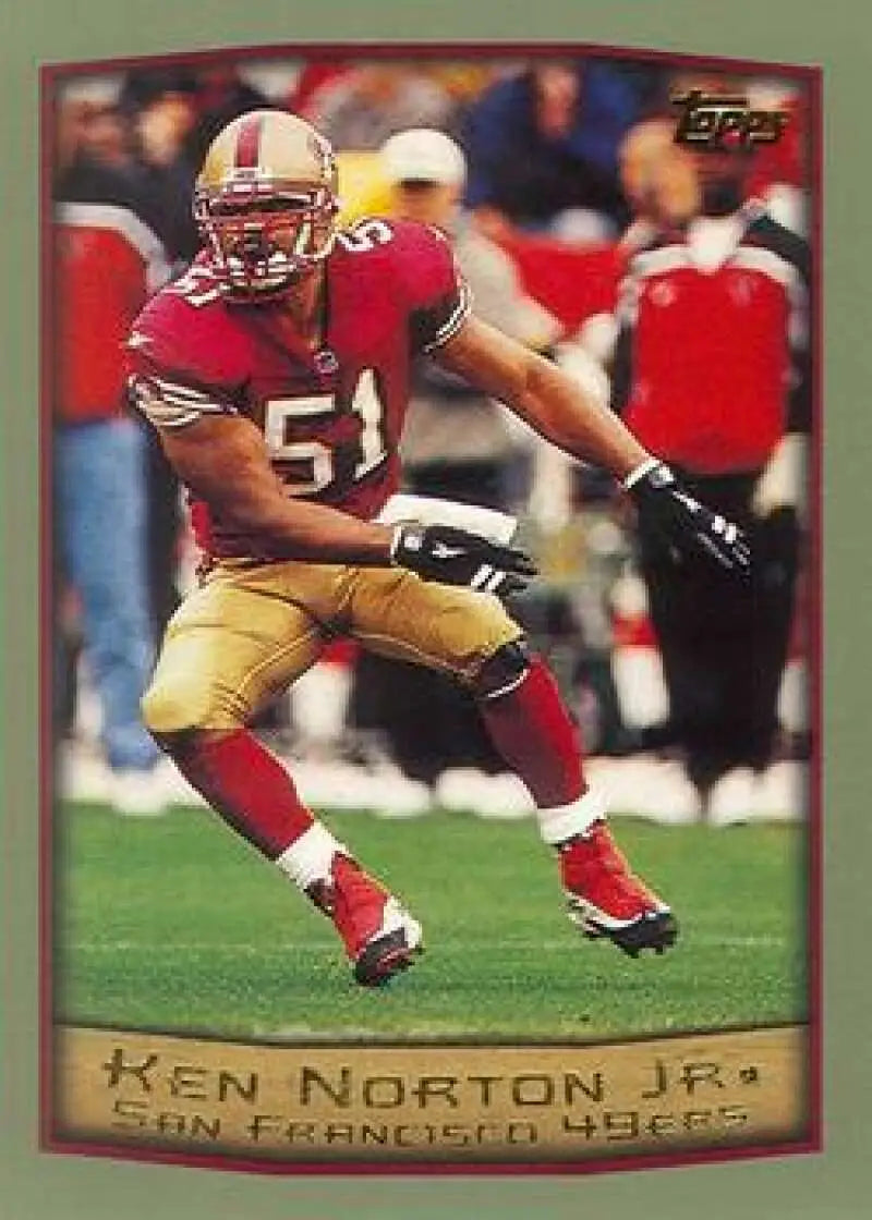 1999 Topps #129 Ken Norton Jr. EX Excellent San Francisco 49ers Football Card - Football Card Single