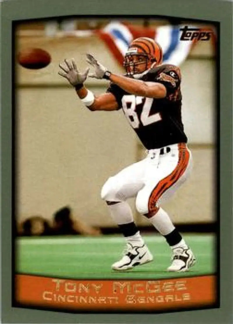 1999 Topps #131 Tony McGee EX Excellent Cincinnati Bengals Football Card - Football Card Single