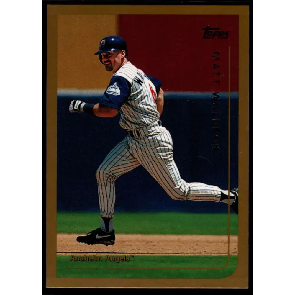 1999 Topps #136 Matt Walbeck NM-MT Anaheim Angels Baseball Card - Baseball Card Single