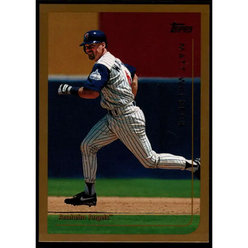 1999 Topps #136 Matt Walbeck NM-MT Anaheim Angels Baseball Card - Baseball Card Single