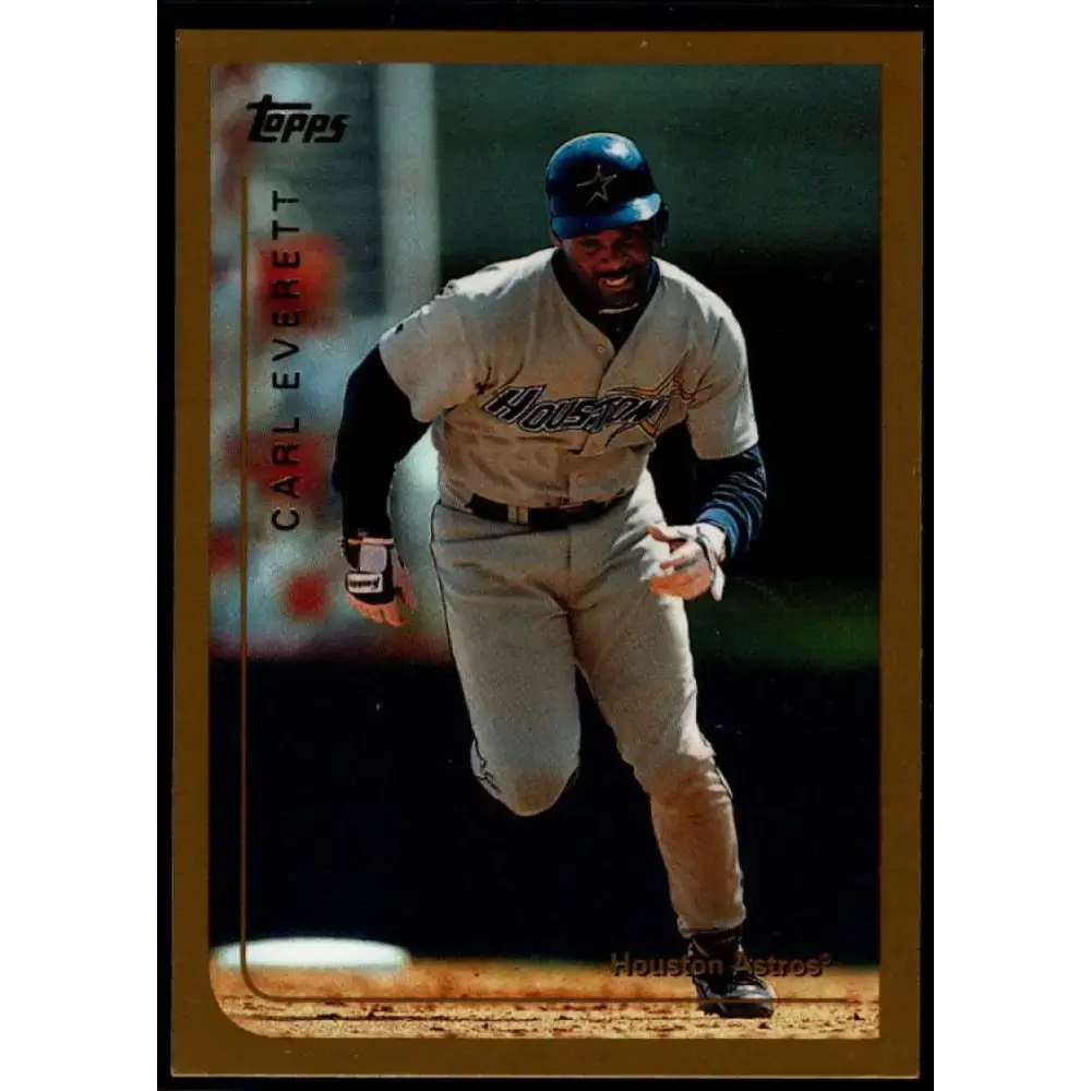 1999 Topps #137 Carl Everett NM-MT Houston Astros Baseball Card - Baseball Card Single