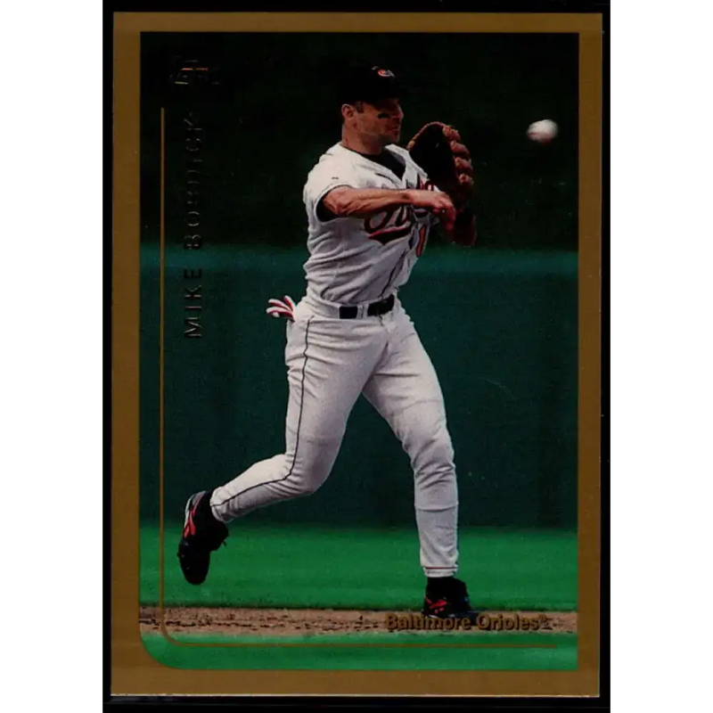 1999 Topps #14 Mike Bordick NM-MT Baltimore Orioles Baseball Card - Baseball Card Single