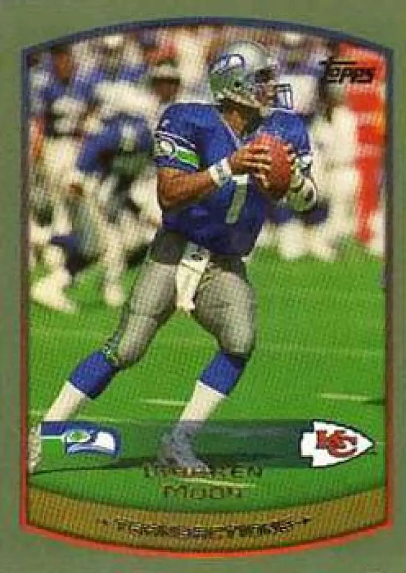 1999 Topps #14 Warren Moon EX Excellent Kansas City Chiefs Football Card - Football Card Single