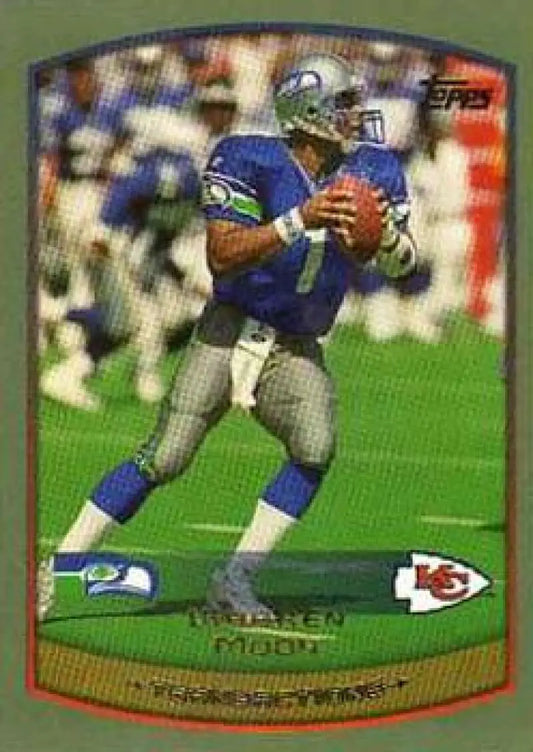 1999 Topps #14 Warren Moon EX Excellent Kansas City Chiefs Football Card - Football Card Single