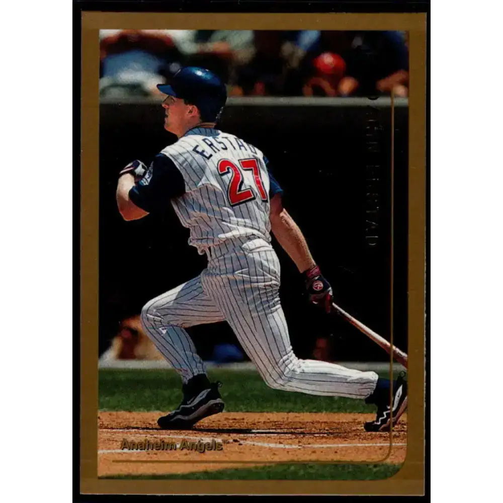 1999 Topps #140 Darin Erstad NM-MT Anaheim Angels Baseball Card - Baseball Card Single