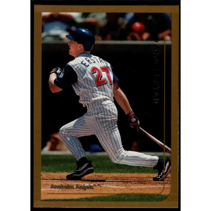 1999 Topps #140 Darin Erstad NM-MT Anaheim Angels Baseball Card - Baseball Card Single