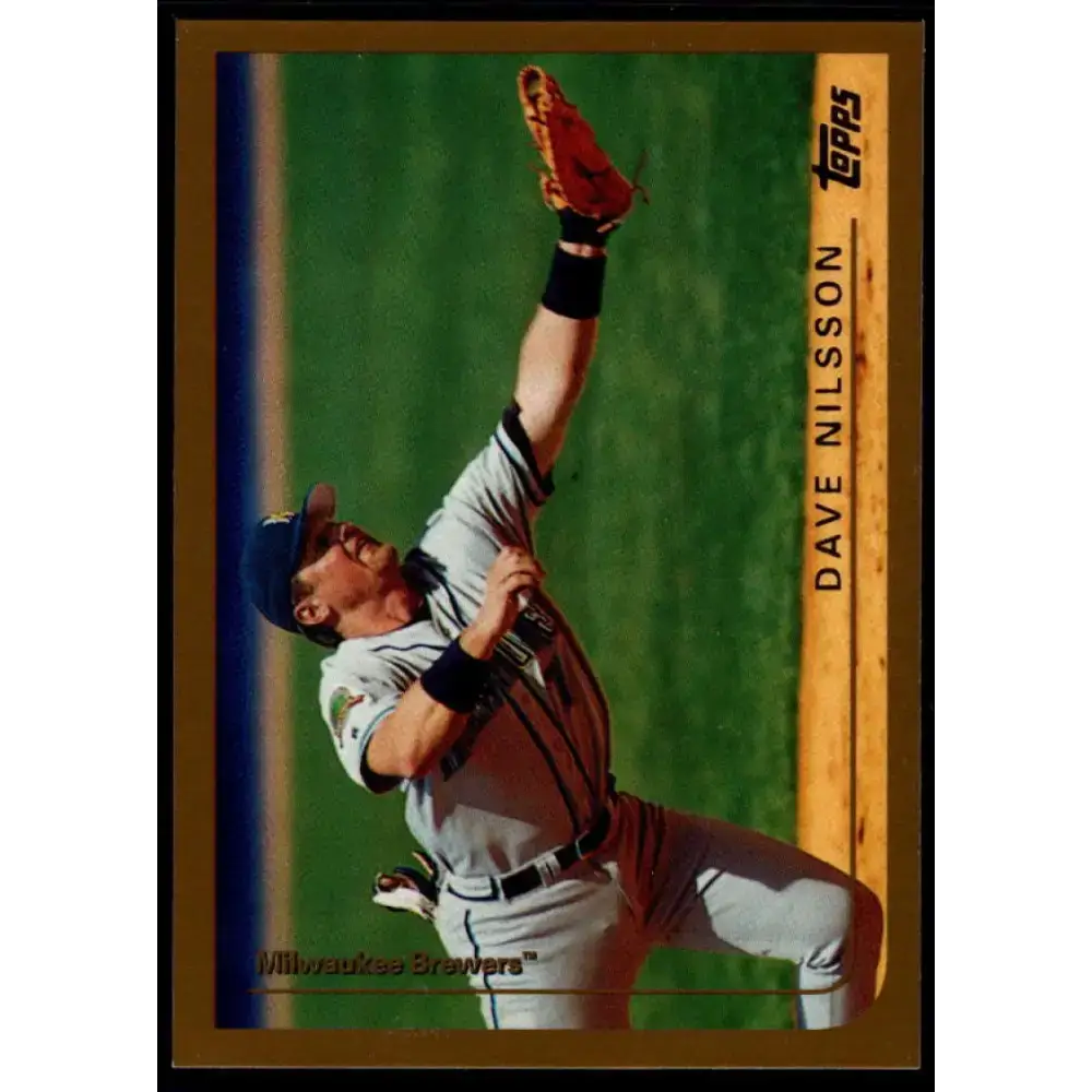 1999 Topps #141 Dave Nilsson NM-MT Milwaukee Brewers Baseball Card - Baseball Card Single
