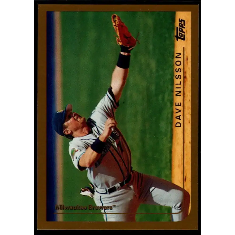1999 Topps #141 Dave Nilsson NM-MT Milwaukee Brewers Baseball Card - Baseball Card Single