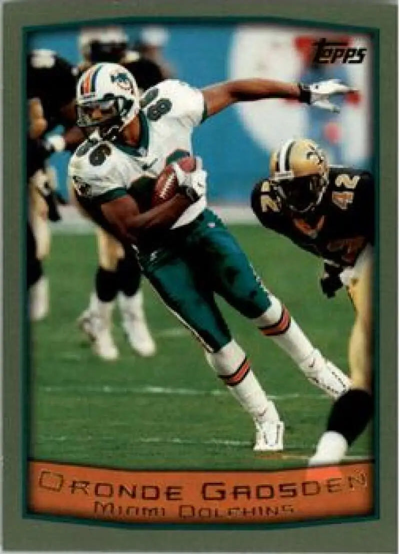 1999 Topps #141 Oronde Gadsden EX Excellent Miami Dolphins Football Card