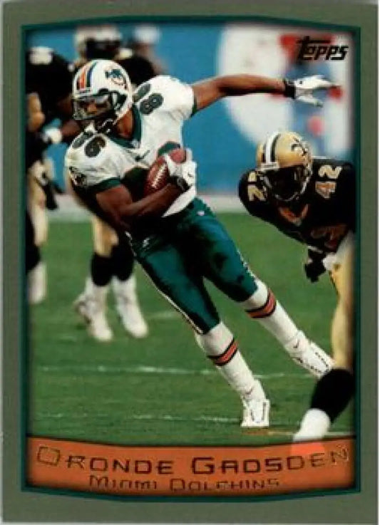 1999 Topps #141 Oronde Gadsden EX Excellent Miami Dolphins Football Card