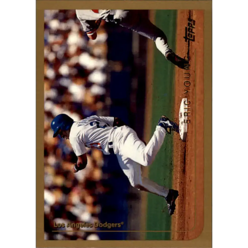 1999 Topps #142 Eric Young NM-MT Los Angeles Dodgers Baseball Card - Baseball Card Single
