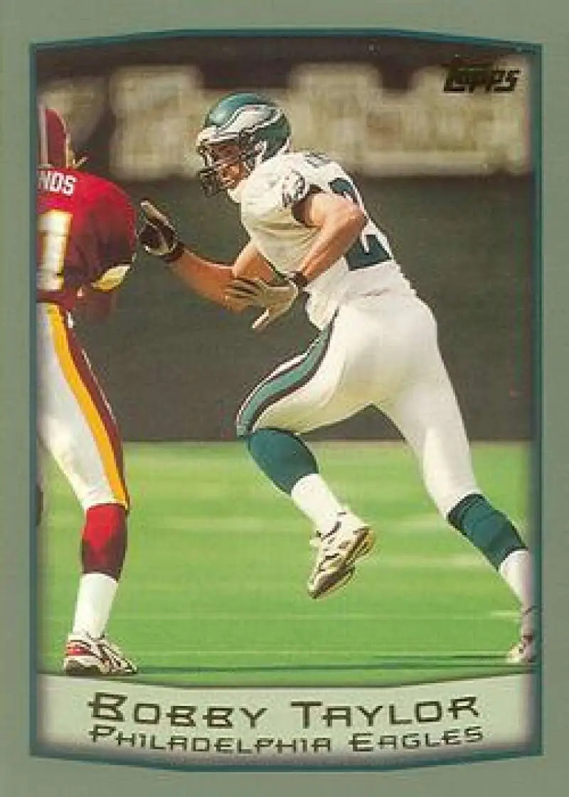 1999 Topps #143 Bobby Taylor EX Excellent Philadelphia Eagles Football Card - Football Card Single
