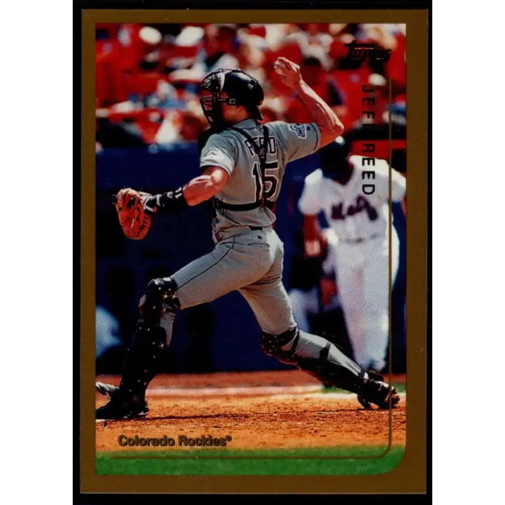 1999 Topps #144 Jeff Reed NM-MT Colorado Rockies Baseball Card - Baseball Card Single