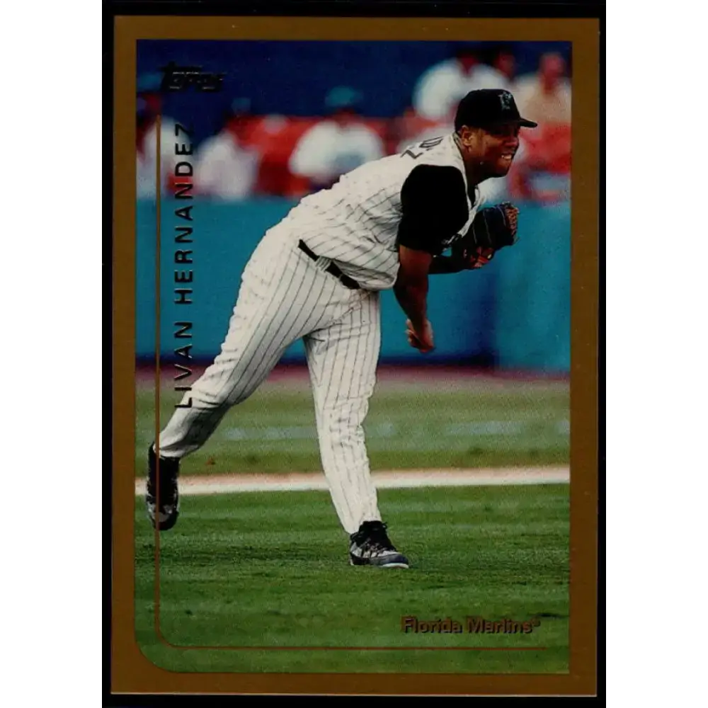 1999 Topps #149 Livan Hernandez NM-MT Florida Marlins Baseball Card - Baseball Card Single