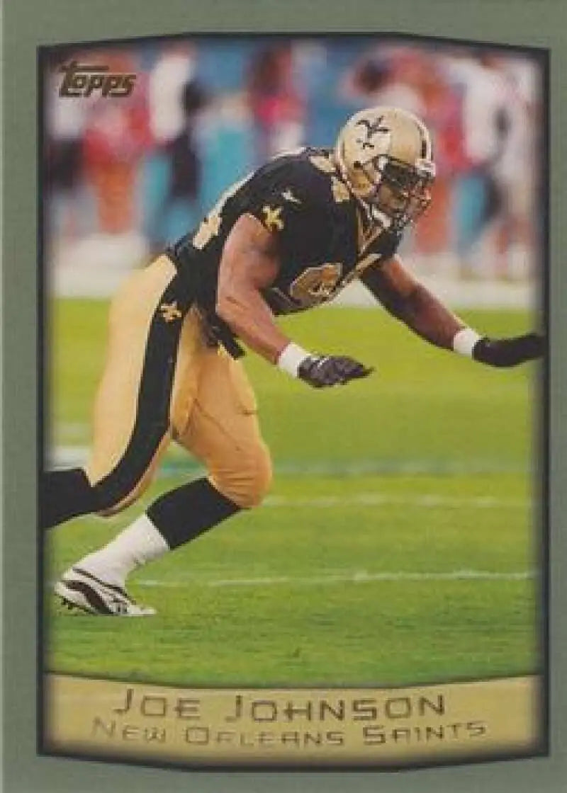 1999 Topps #15 Joe Johnson EX Excellent New Orleans Saints Football Card - Football Card Single