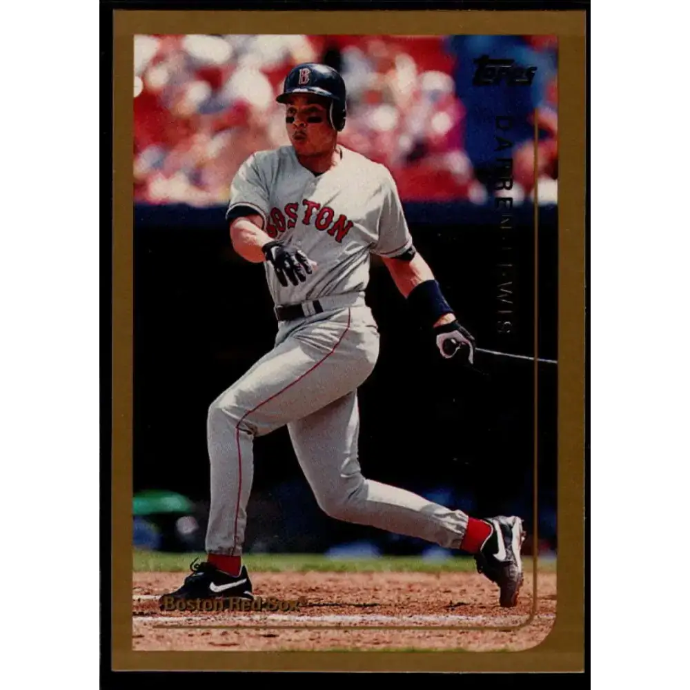 1999 Topps #157 Darren Lewis NM-MT Boston Red Sox Baseball Card - Baseball Card Single