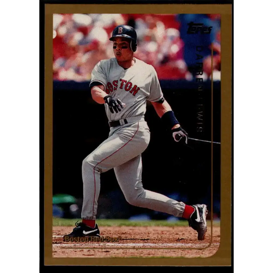 1999 Topps #157 Darren Lewis NM-MT Boston Red Sox Baseball Card - Baseball Card Single