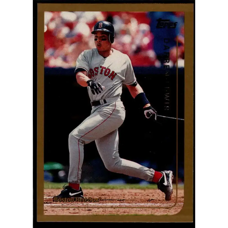 1999 Topps #157 Darren Lewis NM-MT Boston Red Sox Baseball Card - Baseball Card Single