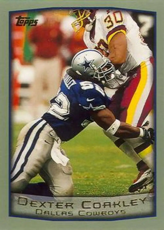 1999 Topps #157 Dexter Coakley EX Excellent Dallas Cowboys Football Card - Football Card Single