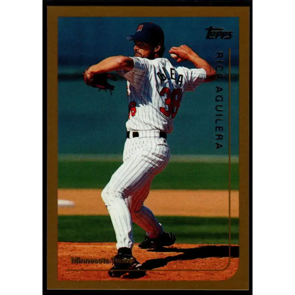 1999 Topps #158 Rick Aguilera NM-MT Minnesota Twins Baseball Card - Baseball Card Single