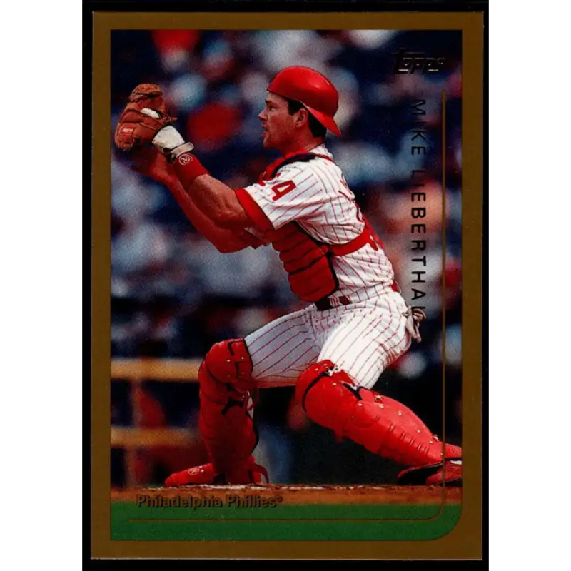 1999 Topps #159 Mike Lieberthal NM-MT Philadelphia Phillies Baseball Card - Baseball Card Single