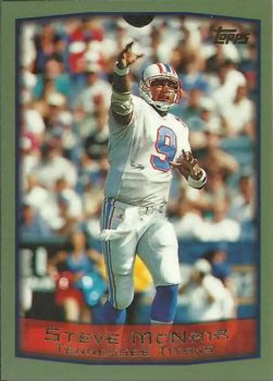 1999 Topps #159 Steve McNair EX Excellent Tennessee Titans Football Card