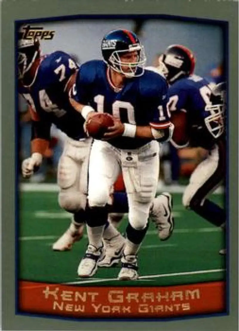 1999 Topps #162 Kent Graham EX Excellent New York Giants Football Card - Football Card Single