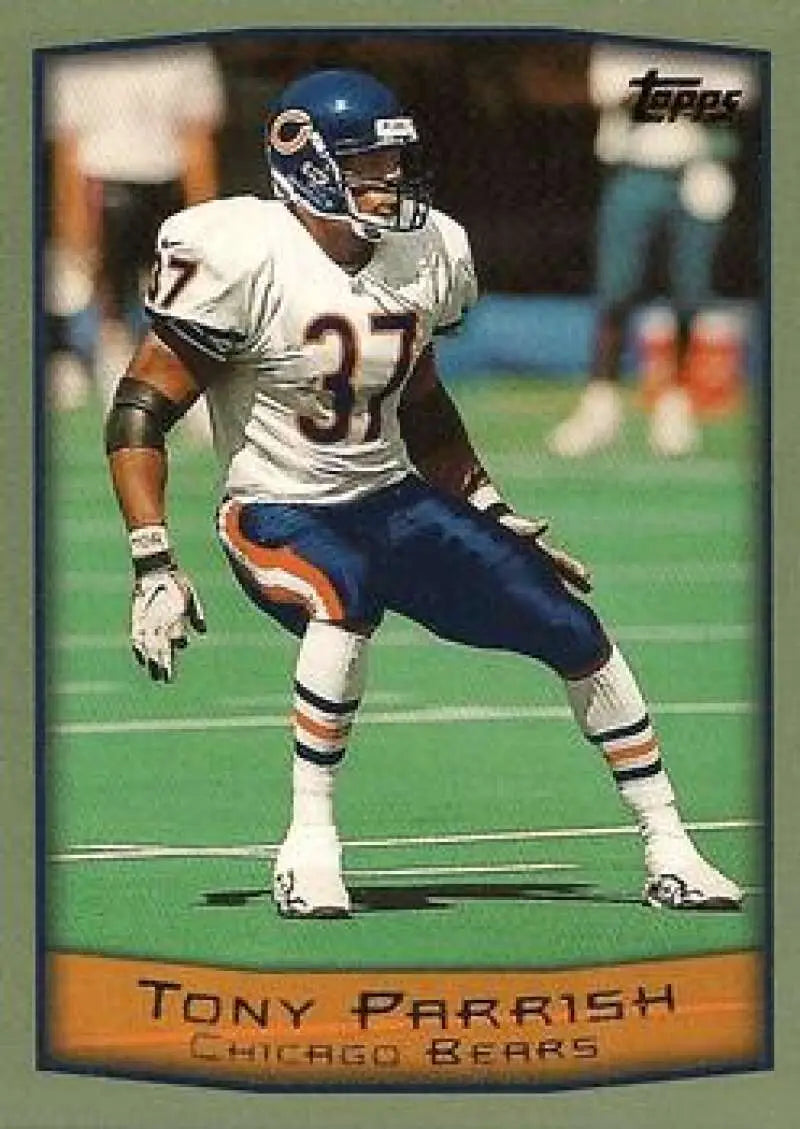 1999 Topps #163 Tony Parrish EX Excellent Chicago Bears Football Card - Football Card Single