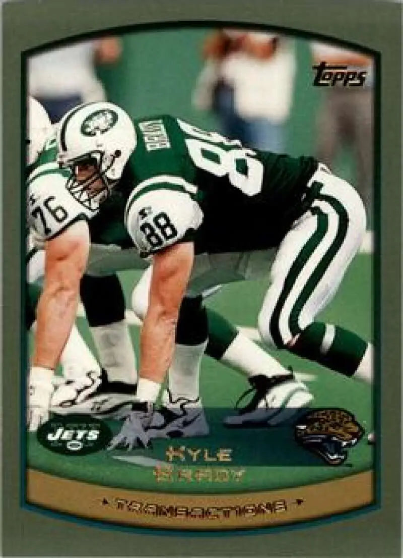 1999 Topps #165 Kyle Brady EX Excellent Jacksonville Jaguars Football Card - Football Card Single