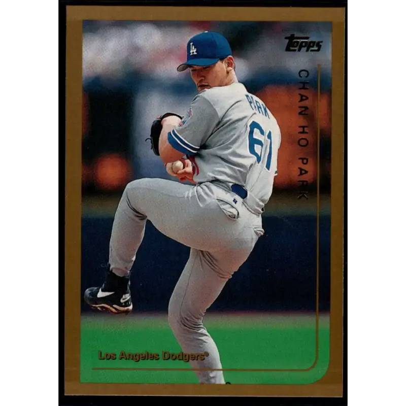 1999 Topps #166 Chan Ho Park NM-MT Los Angeles Dodgers Baseball Card - Baseball Card Single