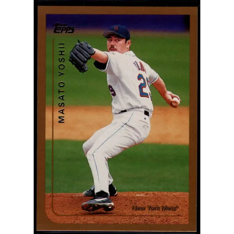 1999 Topps #167 Masato Yoshii NM-MT New York Mets Baseball Card - Baseball Card Single