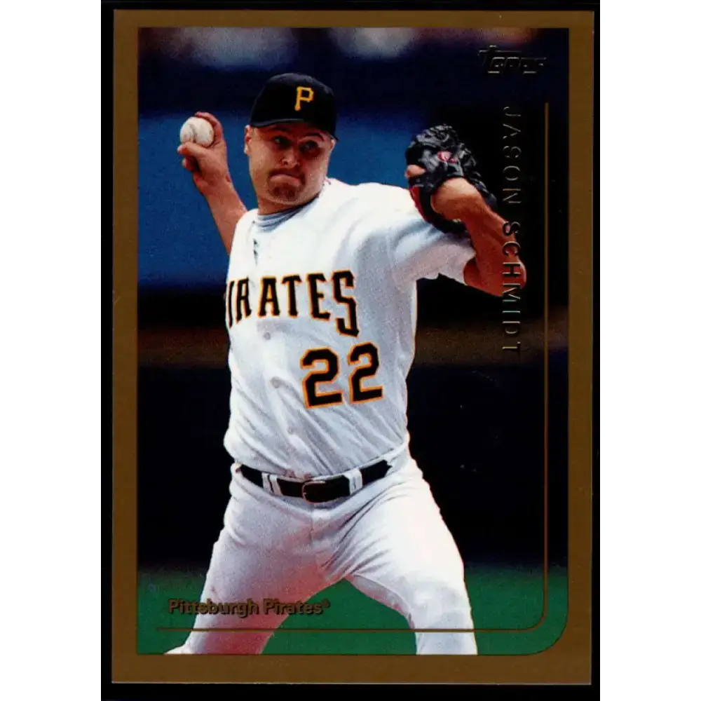 1999 Topps #168 Jason Schmidt NM-MT Pittsburgh Pirates Baseball Card - Baseball Card Single