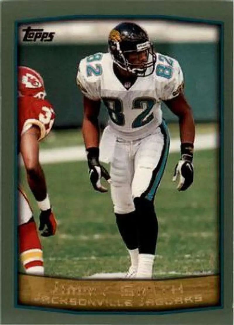 1999 Topps #170 Jimmy Smith EX Excellent Jacksonville Jaguars Football Card - Football Card Single