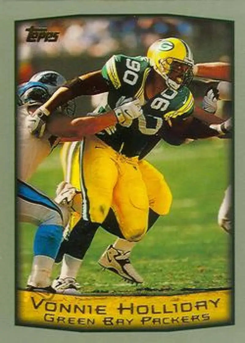 1999 Topps #171 Vonnie Holliday EX Excellent Green Bay Packers Football Card - Football Card Single