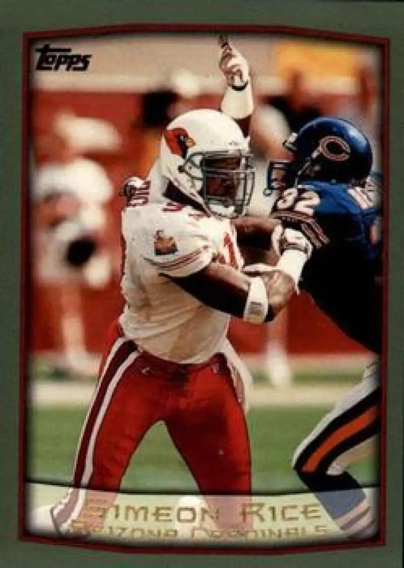 1999 Topps #172 Simeon Rice EX Excellent Arizona Cardinals Football Card - Football Card Single