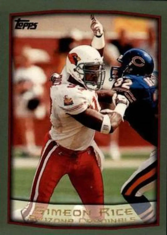 1999 Topps #172 Simeon Rice EX Excellent Arizona Cardinals Football Card - Football Card Single