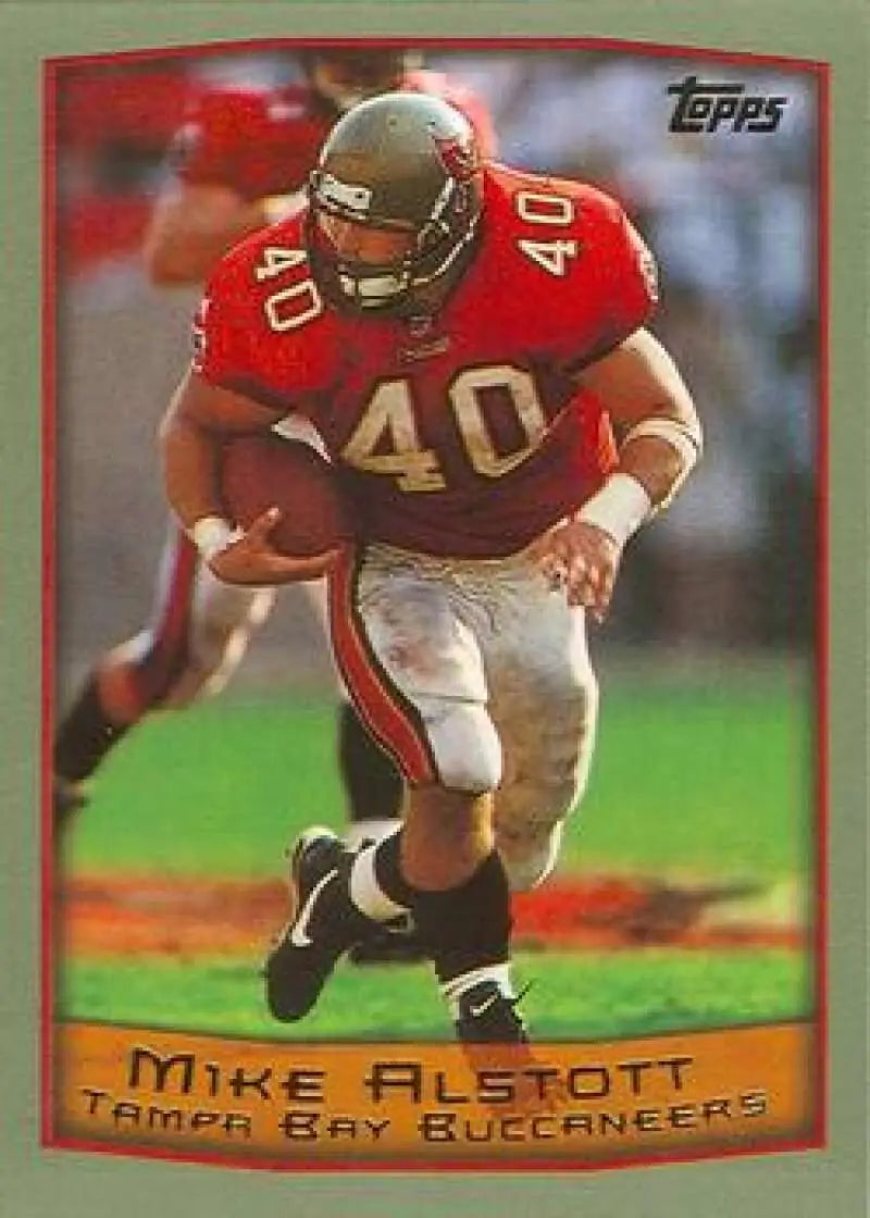 1999 Topps #174 Mike Alstott EX Excellent Tampa Bay Buccaneers Football Card - Football Card Single