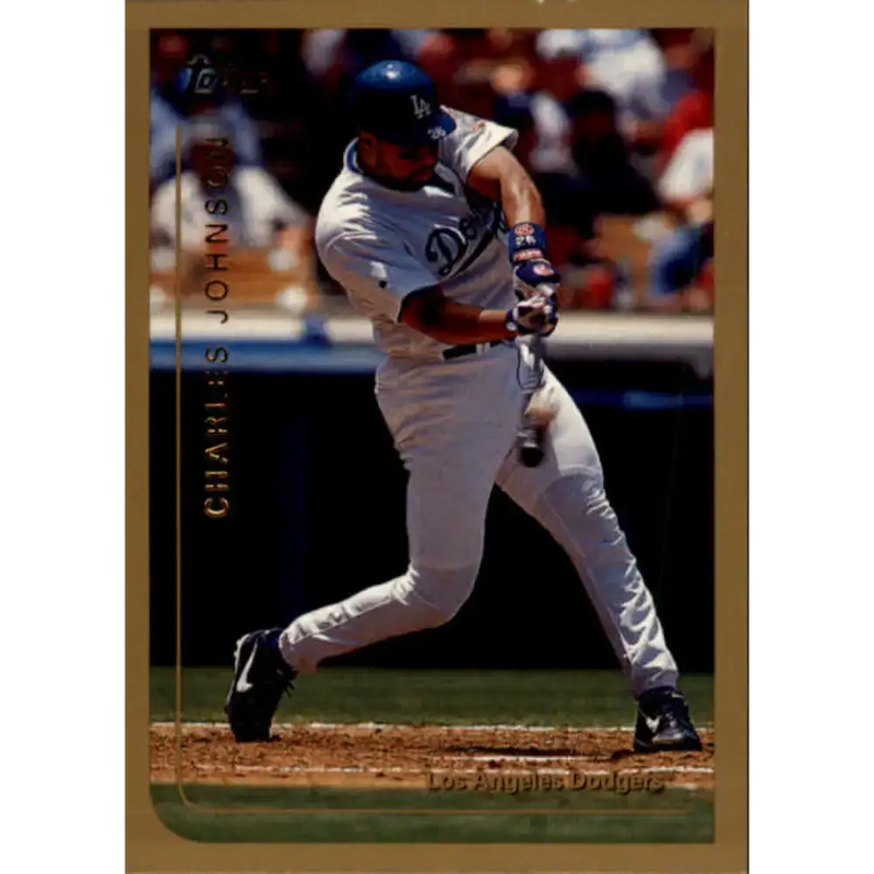 1999 Topps #175 Charles Johnson NM-MT Los Angeles Dodgers Baseball Card - Baseball Card Single